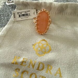 Kendra Scott Macrame Rose Gold Ellen ring size 7